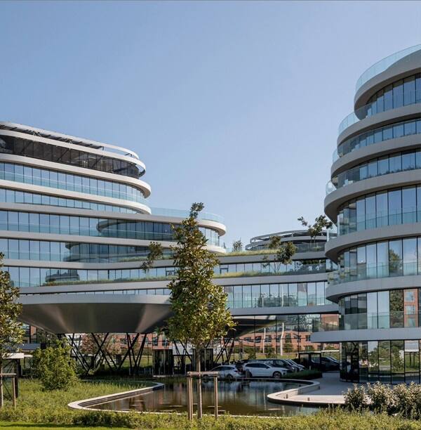 Le complexe de bureaux les Wings