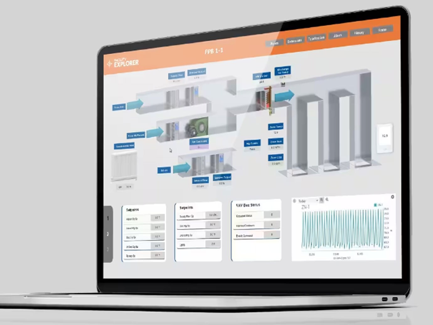 Nouveau look de Facility Explorer
